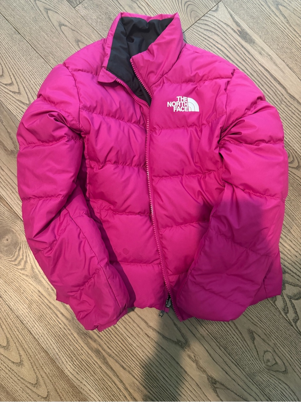 The North Face Fuchsia Teen Puffer Jacket